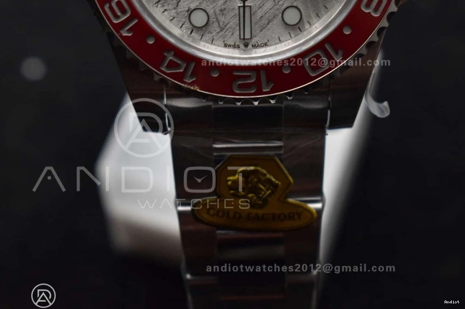 BLRO Edition 1:1 Gain Oyster Meteorite Best Master 930 Factory Dial VR3285 Weight on Gold Real II CHS 126719 Breathable Bracelet GMT 0821